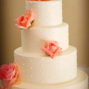 the cake studio - swiss dot wedding cake