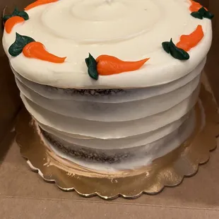 Special order 6" naked Carrot Cake