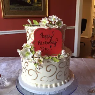 a happy birthday cake on a table