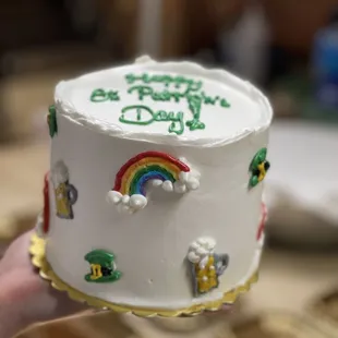 St patricks day cake