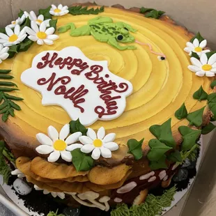 a cake in a box