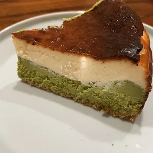 Matcha cheesecake