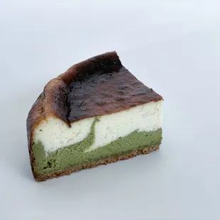 Premium Matcha Basque Cheesecake