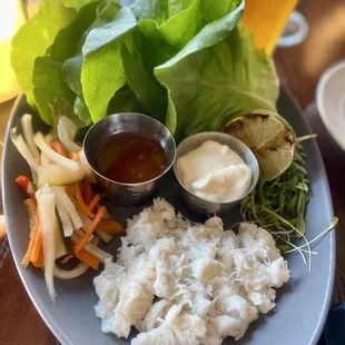 Dungeness Crab Lettuce Wraps