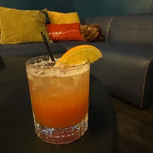 Peach mocktail