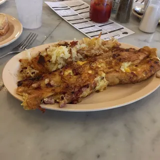 Combination Baked Ham and Cheese Sandwich