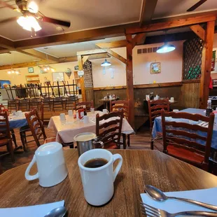 a view of the dining room