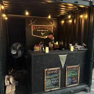 Outdoor bar