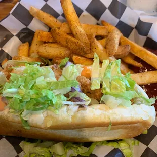Catfish poboy