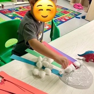 Small motor skills. Following directions.