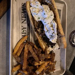 Truffle Burrata Cheesesteak