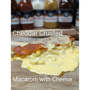 Cheddar Crusted Macaroni with Cheese