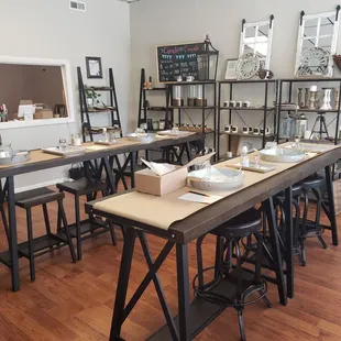 What a warm, cheerful, welcoming environment.