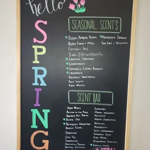 They're scents Mark, they are not flavors...