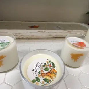 Candle jars and candle log