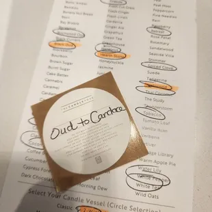 My custom candle deserves a custom name