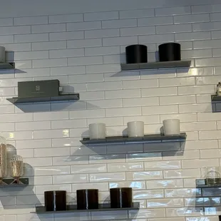 The candle container/jar selection