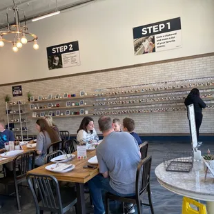 Smells and products to choose from