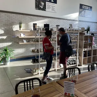 Scent &amp; product  wall