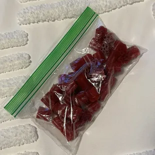Licorice re-packaged by store in to a sandwich baggie. Is this even legal??