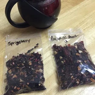 Yummy Spring Berry and Paradise Peach tea