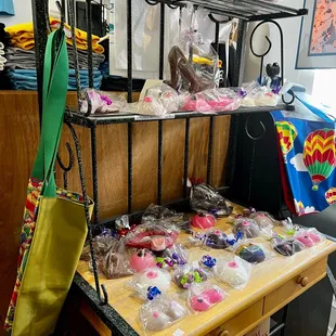 a display of candy in a store