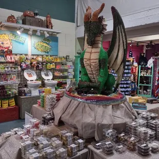 a display in a store