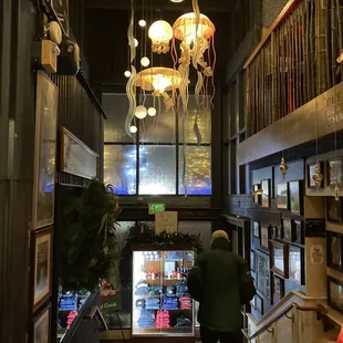 Entrance from the inside of restaurant