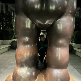 Statue in outdoor space