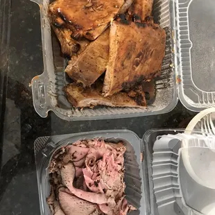 Ribs and pit beef