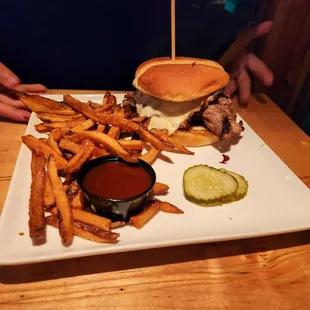 a plate of food