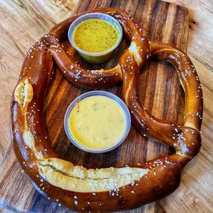 Warm Jumbo Pretzel