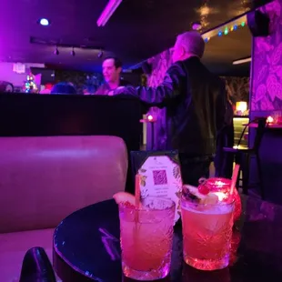 a man standing in a bar