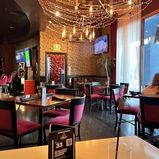 Seating in bar area