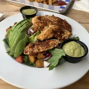Jerk chicken salad