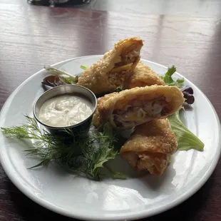 Fish N Chip Egg Rolls