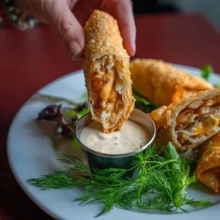 Fish &amp; Chip Eggrolls