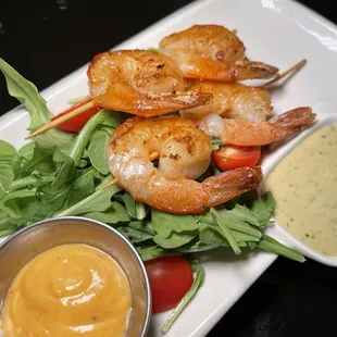 Shrimp skewers- special of the day