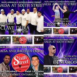 FRIDAY 2/16! Live Salsa by CLAVE DURA + DJ RUMBERO! Salsa Lesson by JESSE &amp; BIANCA! Bachata by DJ MARCO! Doors Open at 8PM! Only $10 B4 10PM
