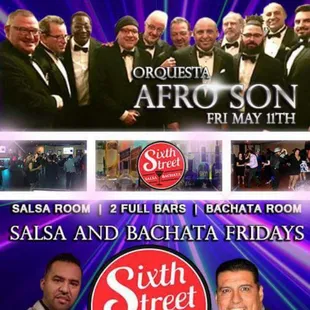 FRIDAY MAY 11TH! Live Salsa by AFRO SON! Salsa Lesson by JESSE &amp; BIANCA + DJ RUMBERO! Bachata in Room2! Doors Open at 8PM! Only $10 B4 10PM!