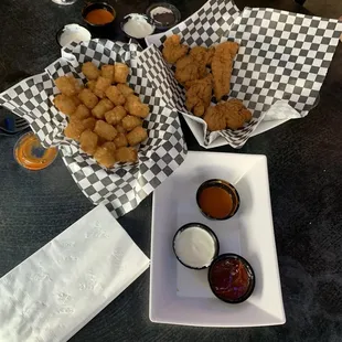 Tots and Buffalo Tenders.