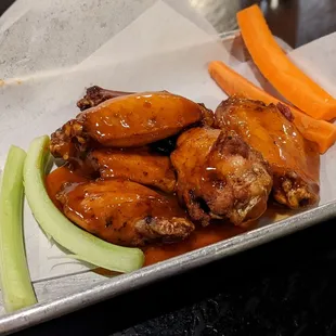 6 mango habanero wings