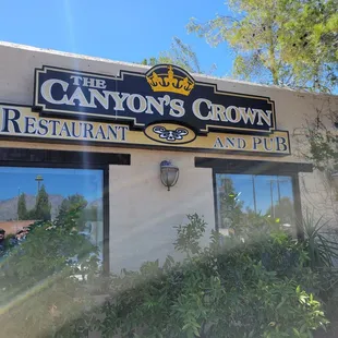 Exterior of the restaurant