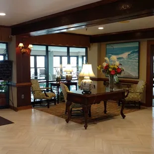 Lobby view from front door.