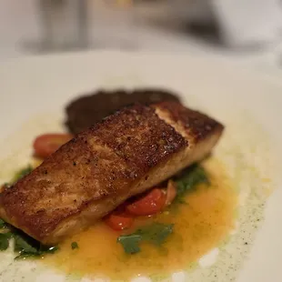 My salmon plate - Twas fantastic!!