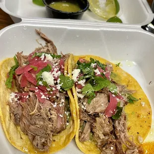 Pork Carnitas Tacos