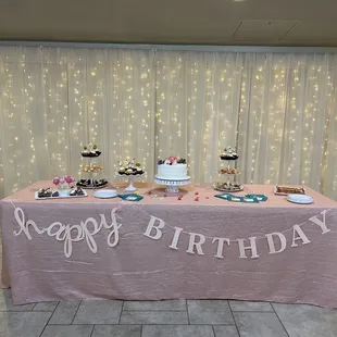 Dessert table