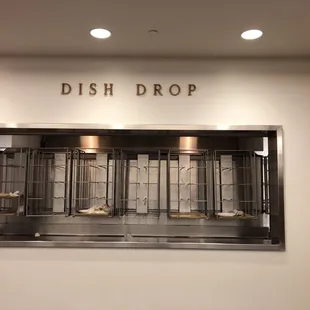 Dish drop