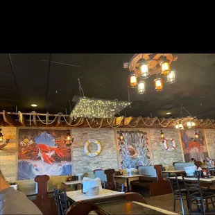 the interior of a restaurant