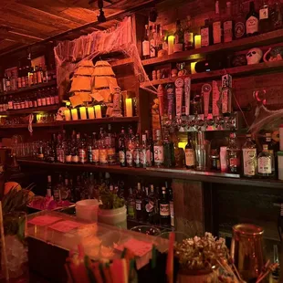 The Captains Cabin is all decked out for Halloween!